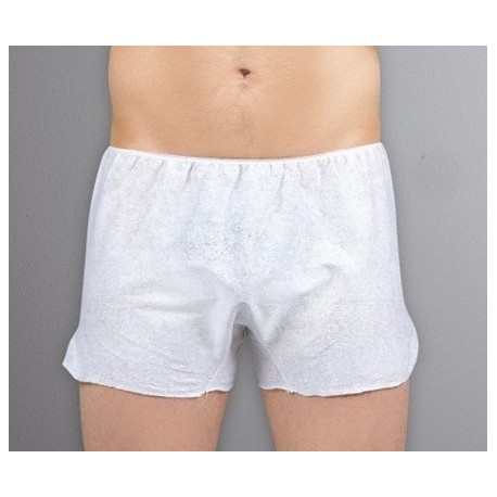 Boxer jetable homme blanc